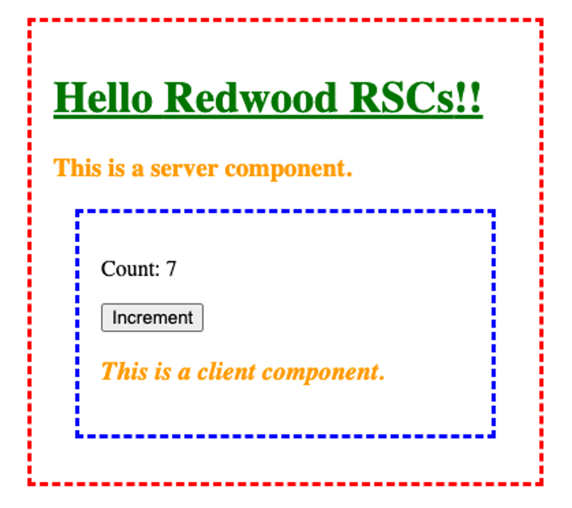 example rsc app screenshot